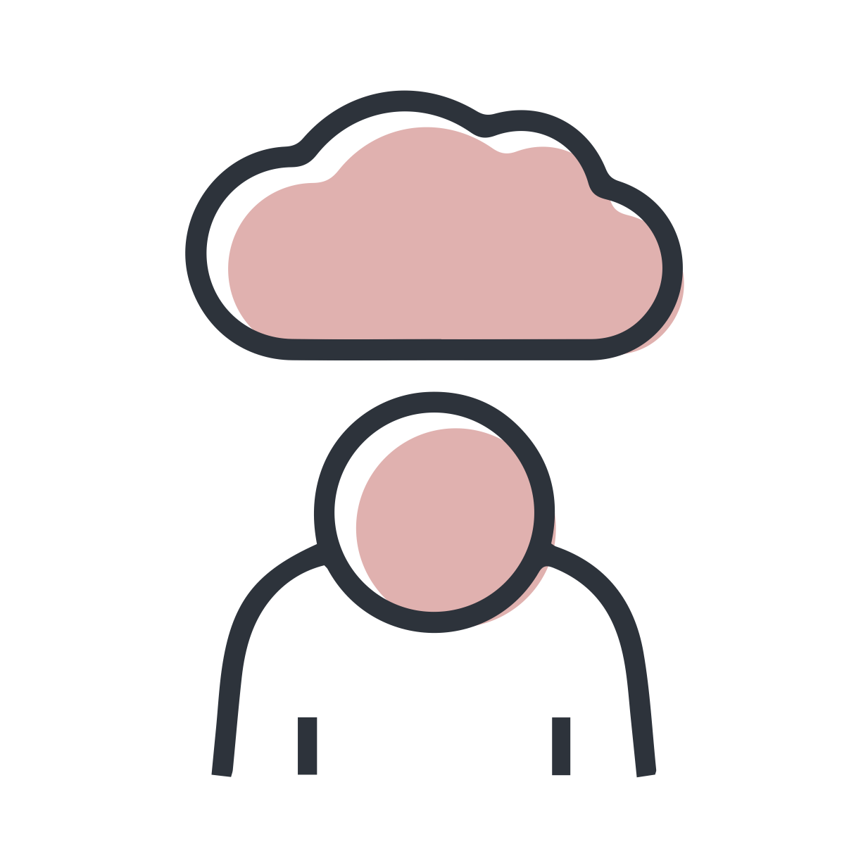 Icon representing mood disorders care