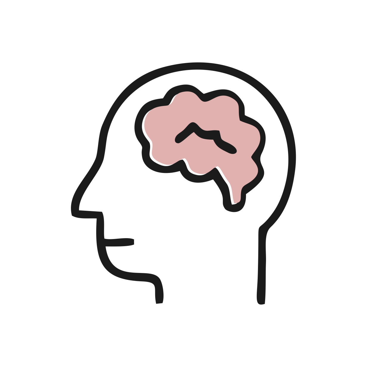 Icon representing memory and aging care