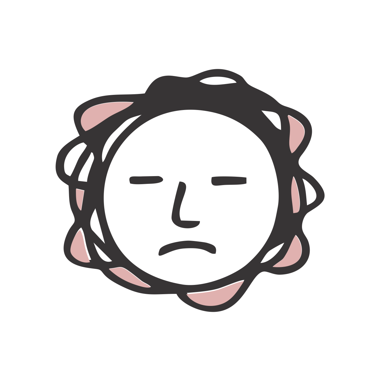Icon representing complex mental health care