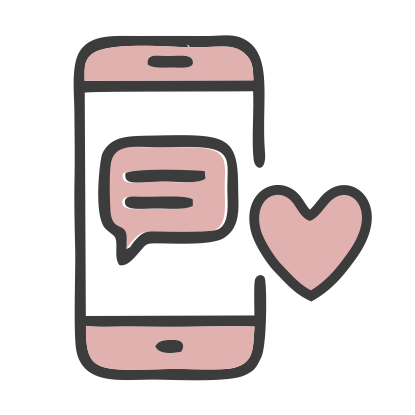 Icon for dedicated text support